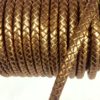 2 Yards Of 10MM Round braided leather Cord Thick synthetic leather cording,  Choose from 9 Colors
